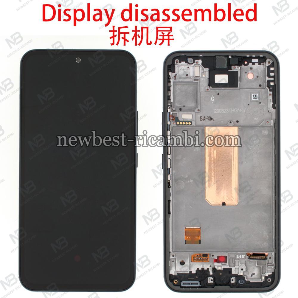 Samsung Galaxy A54 5G A546 Touch + Lcd + Frame Black Disassembled Like New
