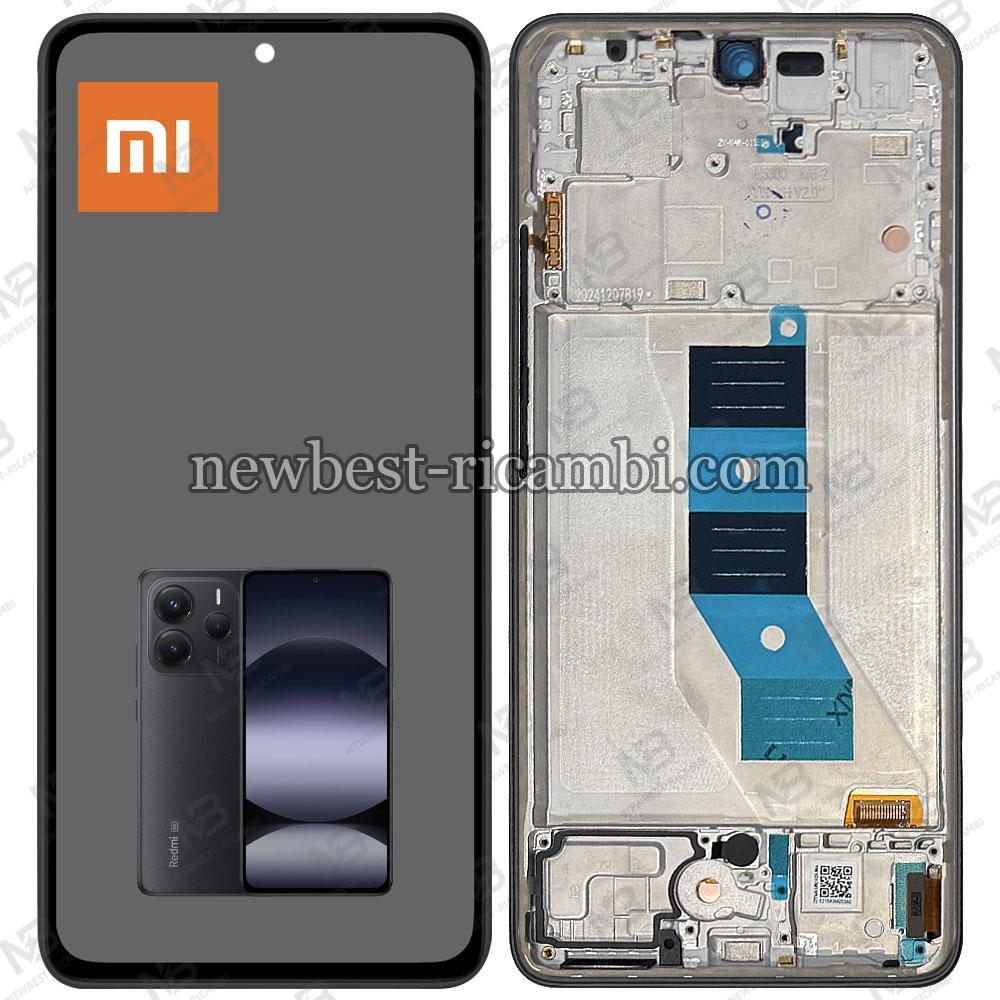 Xiaomi Redmi Note 14 5G Touch + Lcd + Frame Black Service Pack
