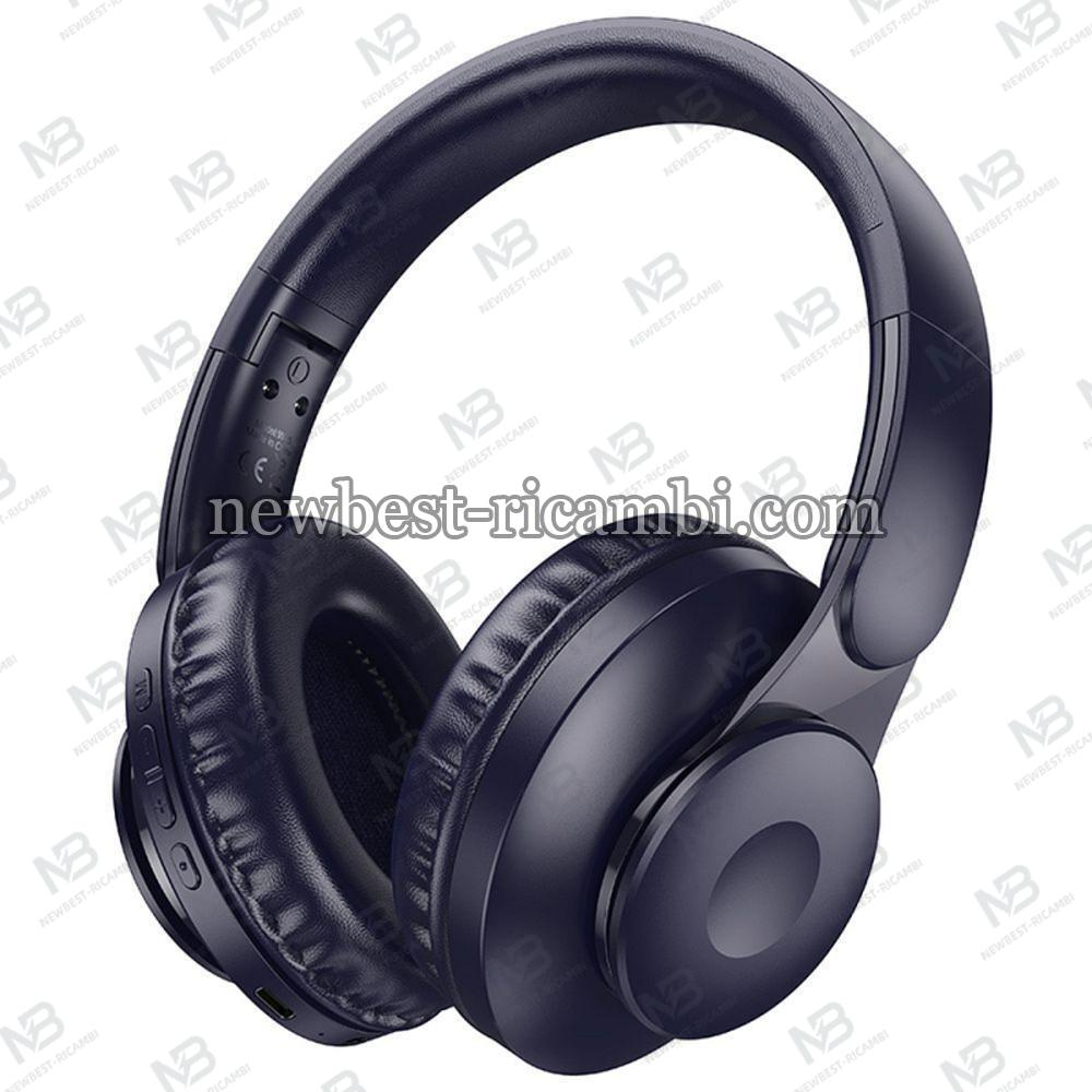 Handsfree Bluetooth Hoco W45 Dark Blue In Blister