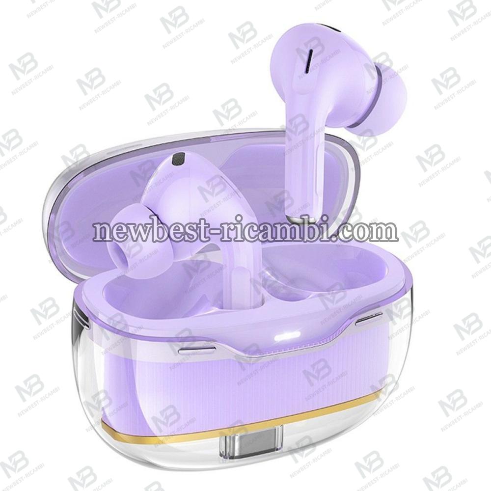Hoco EW54 Purple True Wireless Earbuds in Blister