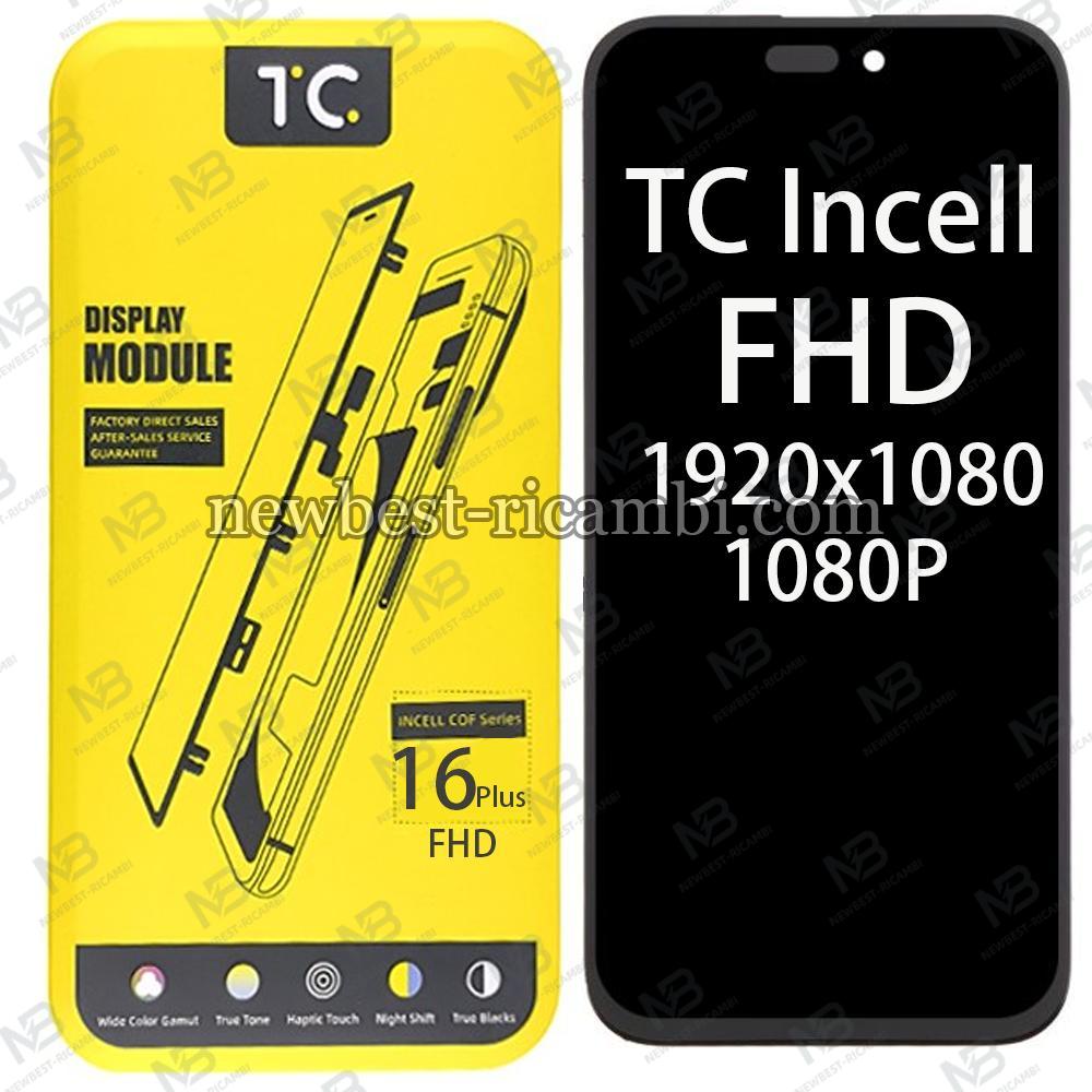 iPhone 16 Plus Touch+Lcd+Frame Black TC Incell FHD 1920x1080 1080P