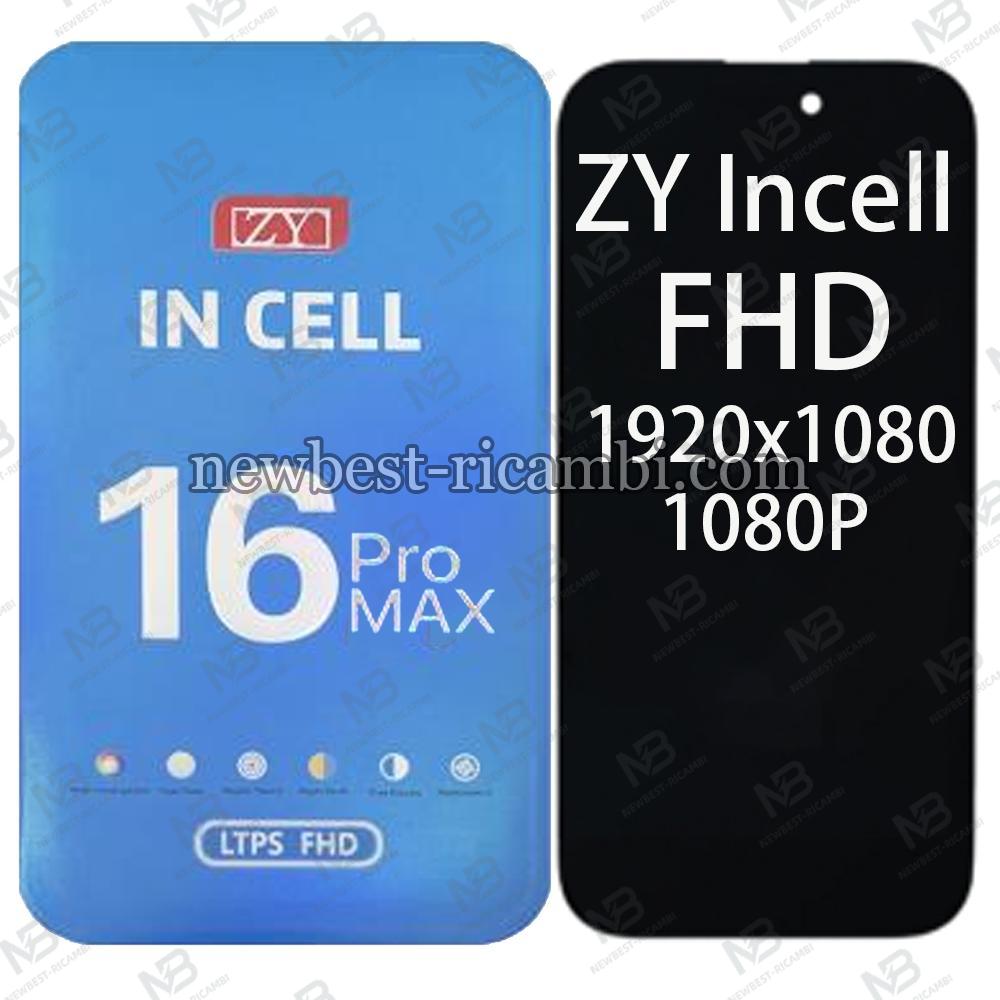 iPhone 16 Pro Max Touch+Lcd+Frame Black ZY Incell FHD 1920x1080 1080P