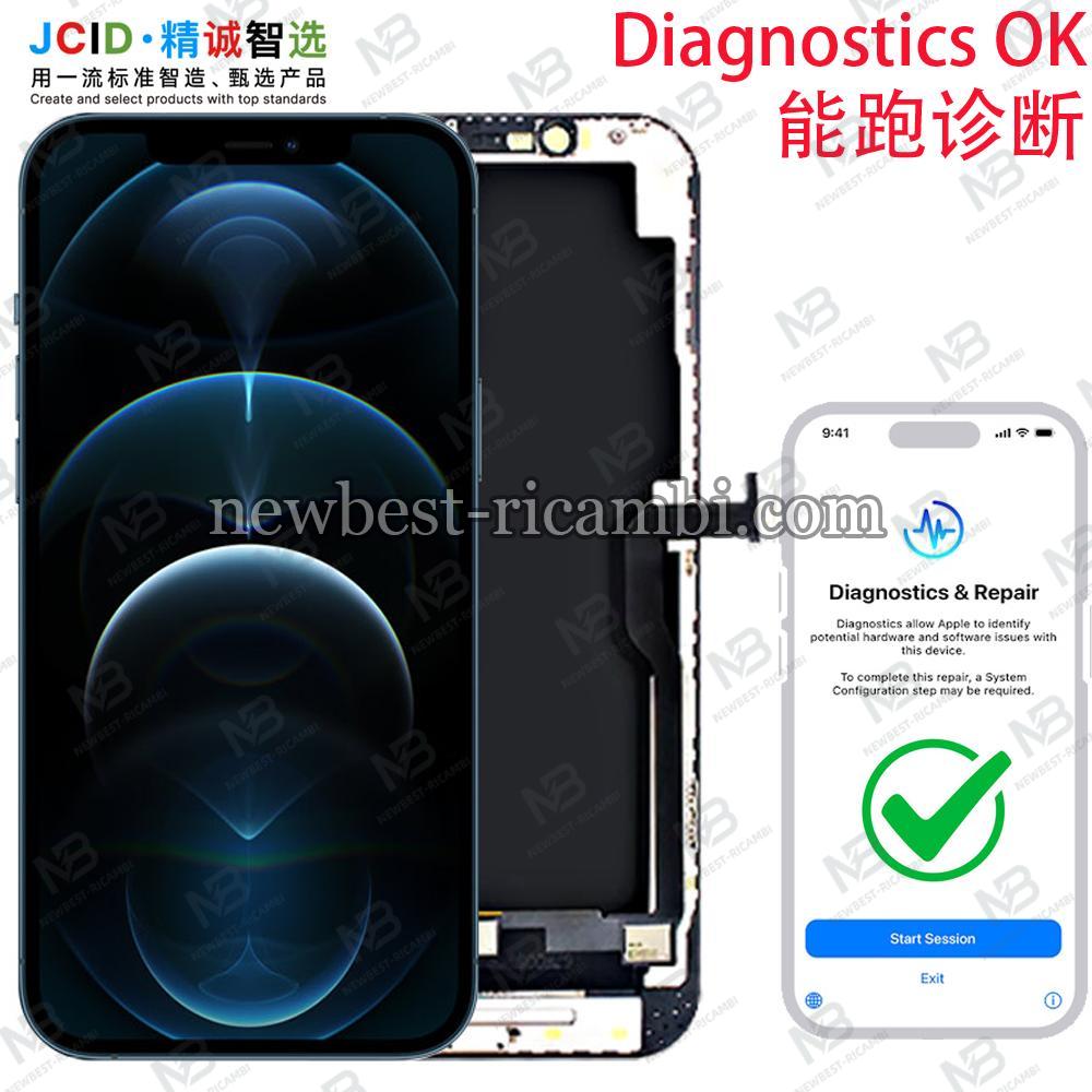iPhone 12 Pro Max Touch + Lcd + Frame Black JCID Oled Soft Diagnostics