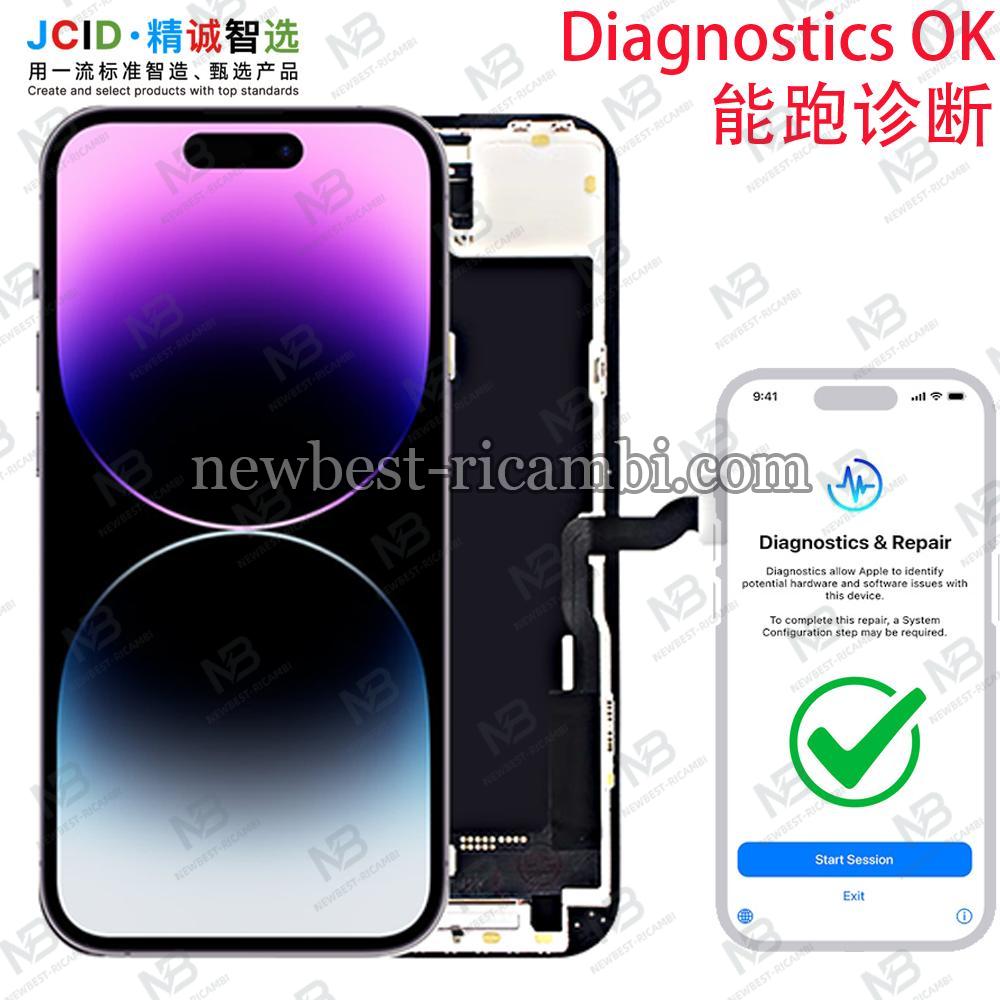 iPhone 14 Pro Max Touch + Lcd + Frame Black JCID Oled Soft Diagnostics 