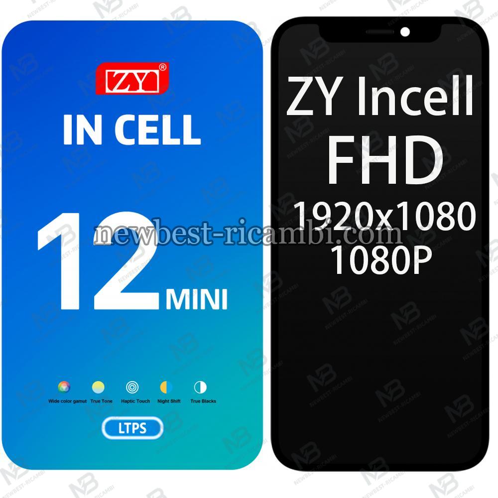 iPhone 12 Mini Touch+Lcd+Frame Black ZY Incell FHD 1920x1080 1080D