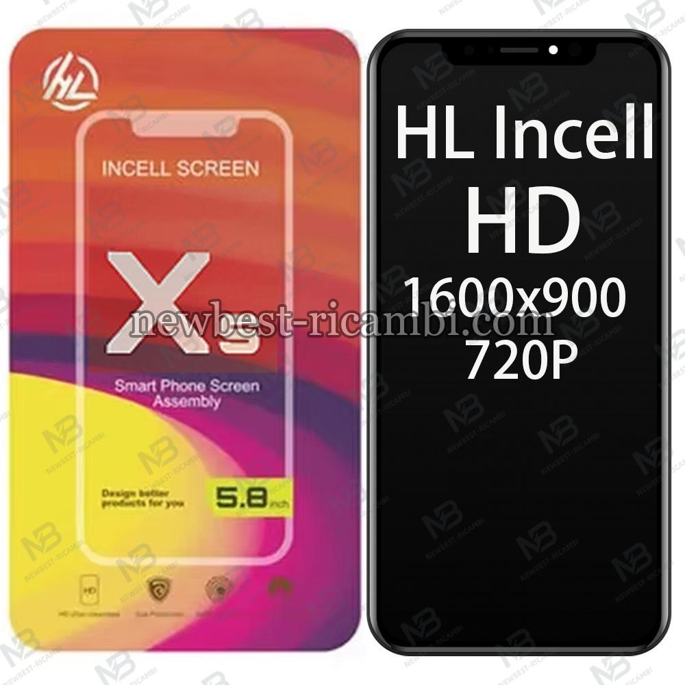iPhone Xs Touch + Lcd + Frame Black HL Incell HD 1600x900 720P