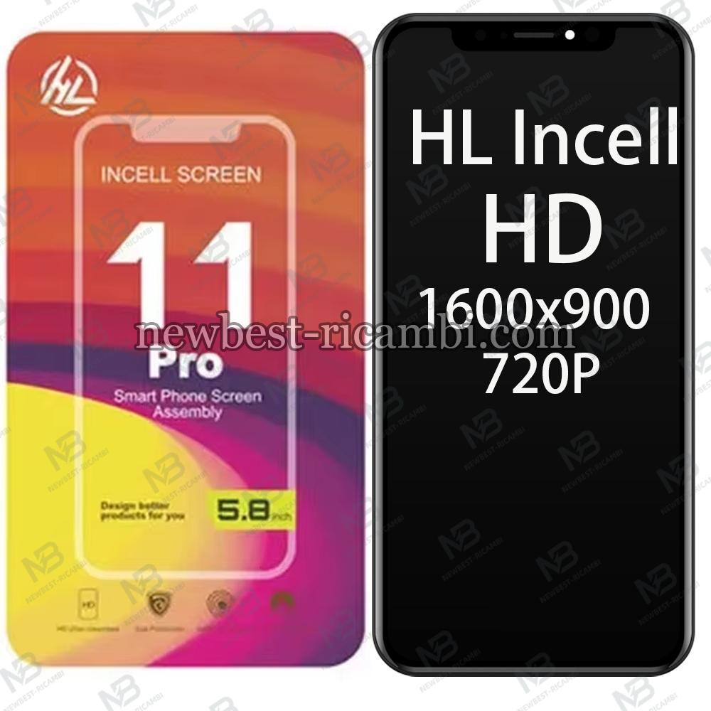 iPhone 11 Pro Touch + Lcd + Frame Black HL Incell HD 1600x900 720P