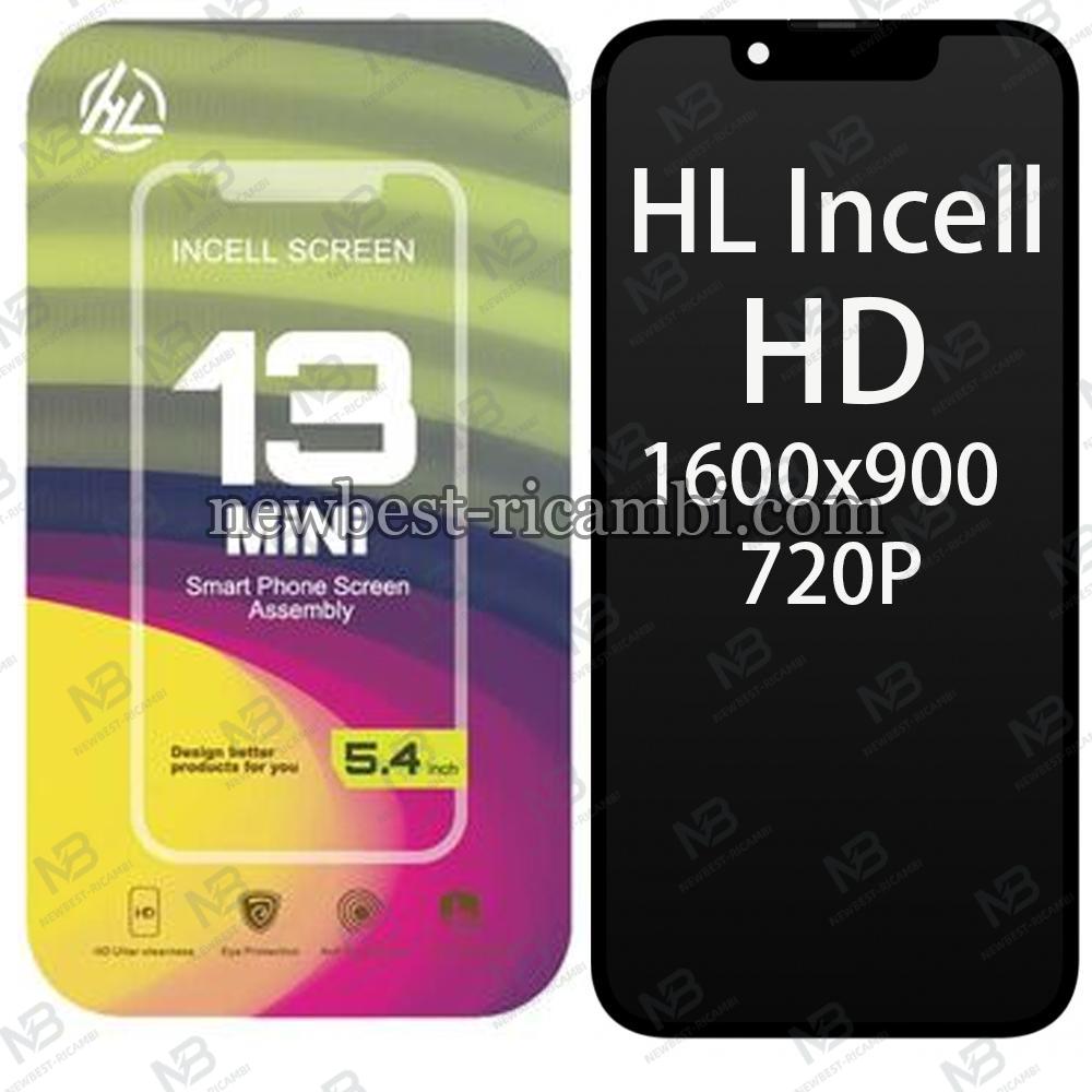 iPhone 13 Mini Touch + Lcd + Frame Black HL Incell HD 1600x900 720P