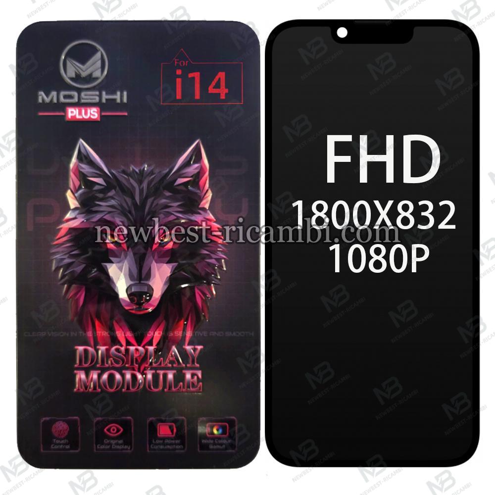 iPhone 14 Touch + Lcd + Frame Black Moshi FHD 1800X832 1080P