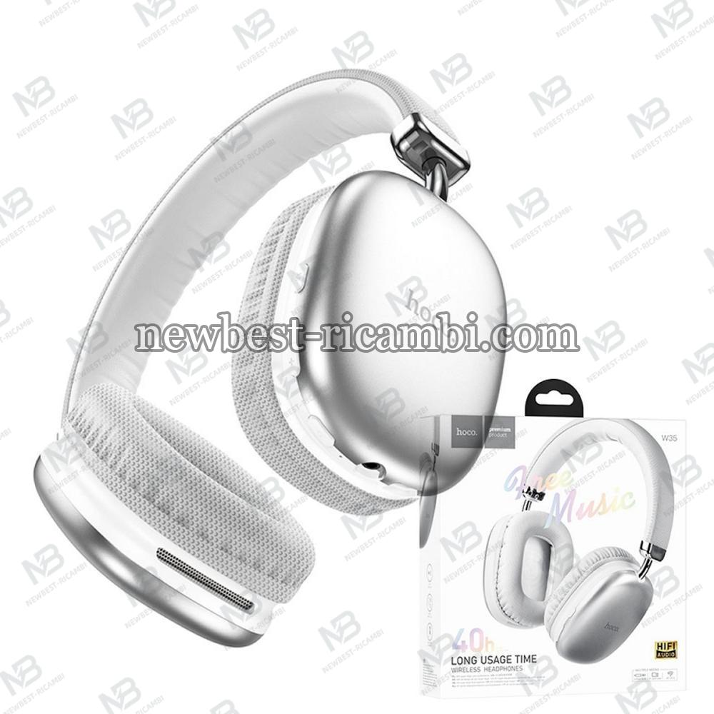 Handsfree Bluetooth Hoco W35 Silver In Blister