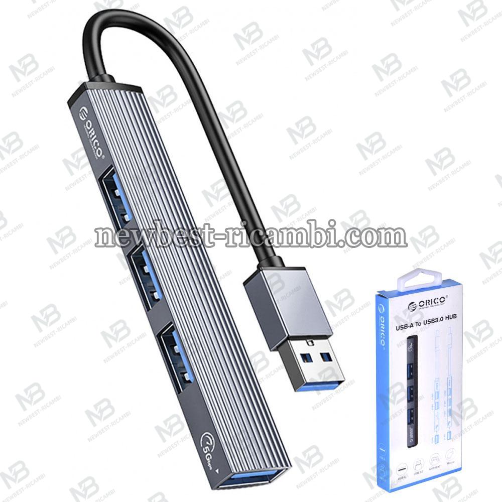 USB Hub Orico AH-A13 1 x USB-A 3.0 - 3 x USB-A Grey in Blister