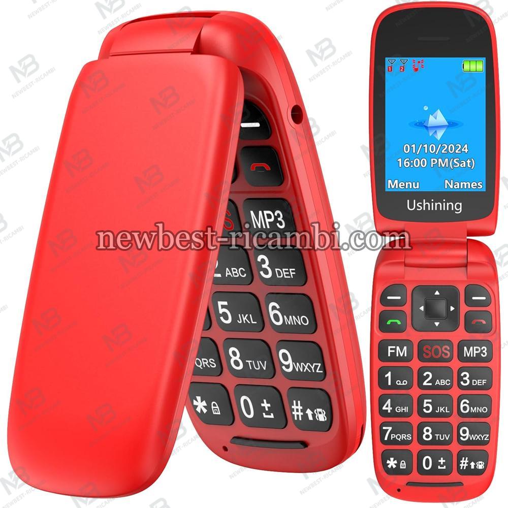 Uleway F200 Mobile Phone Red In Blister