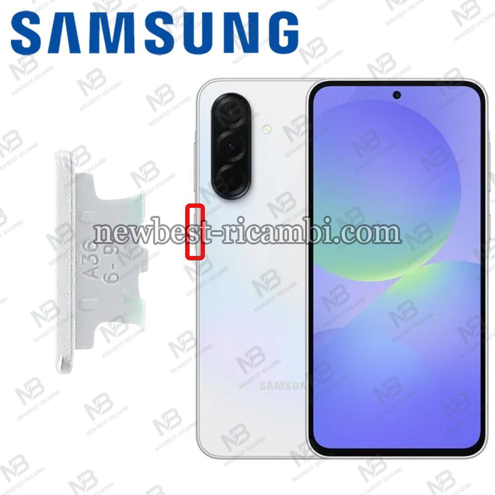 Samsung Galaxy A36 5G A366B Power Button White Service Pack