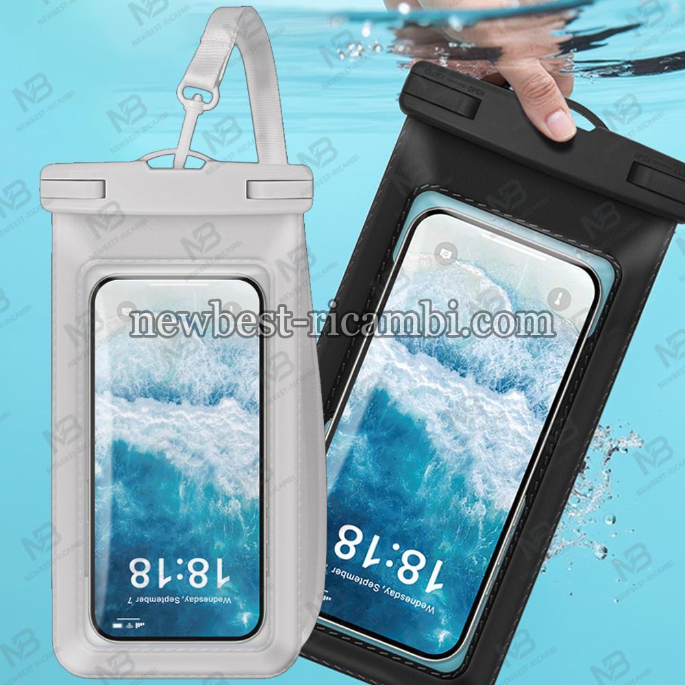 Waterproof Bag Eco-Leather For Smartphone 7.2" Grey
