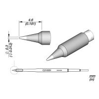 solder jbc  C210001 Cartridge Conical Ø 0. 3 S2