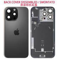 iPhone 16 Pro Max Back Cover Glass + Wireless Charge Black Dissembled Grade A Original