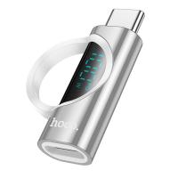 USB-C to USB-C Adapter Hoco UA32 Display Silver In Blister