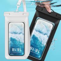 Waterproof Bag Eco-Leather For Smartphone 7.2" White