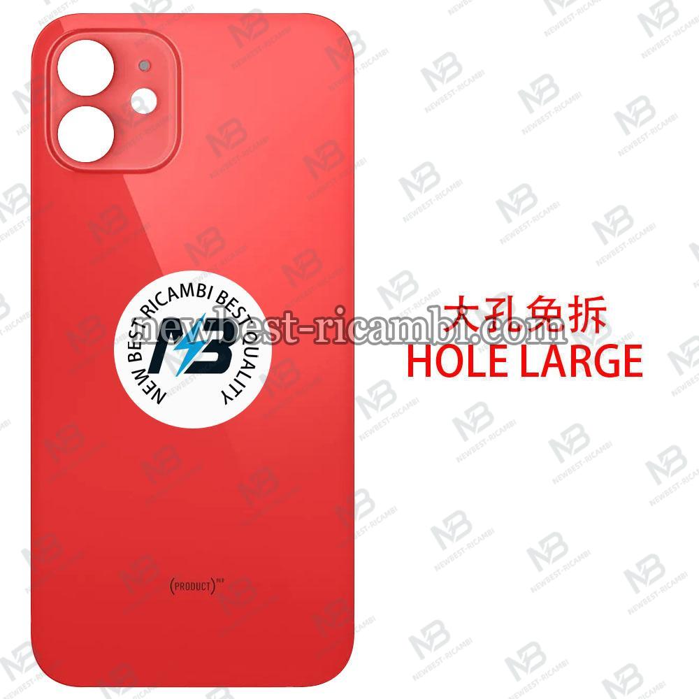 iPhone 12 Mini Back Cover Camera Glass Hole Large Red