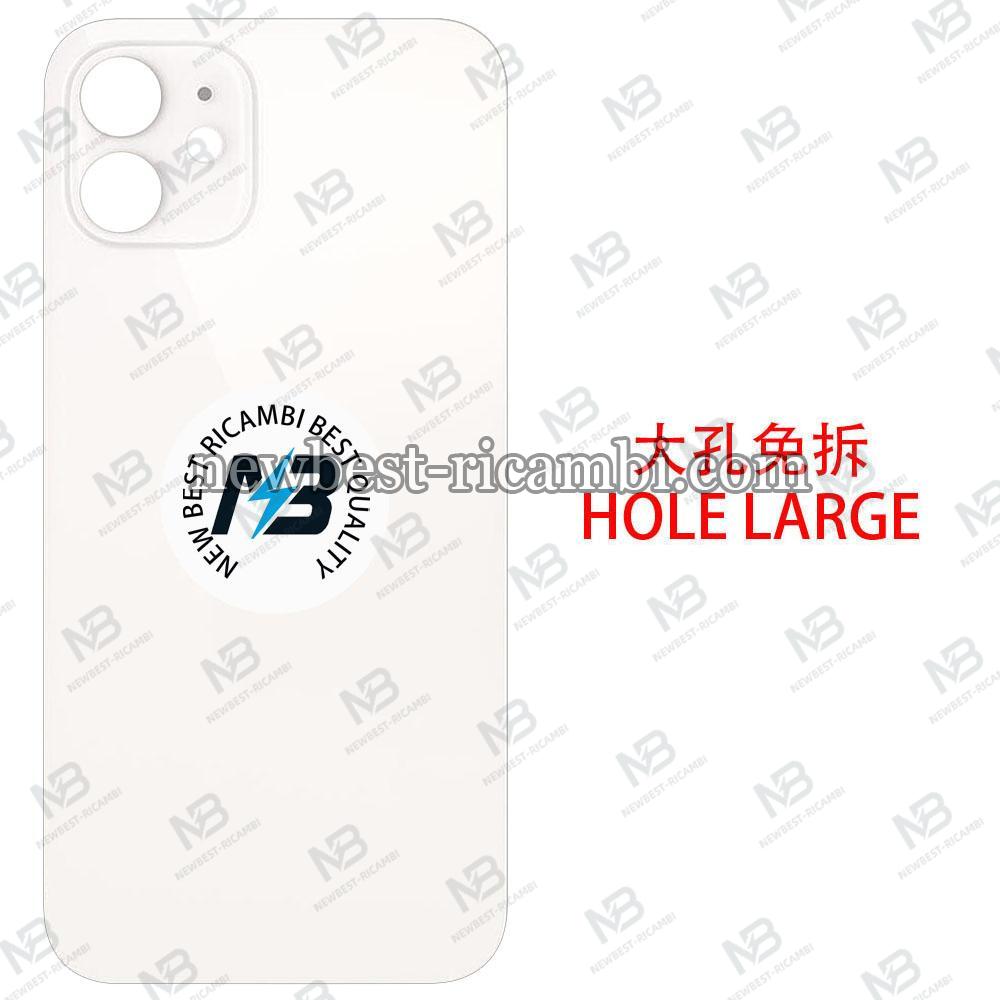 iPhone 12 Mini Back Cover Camera Glass Hole Large White