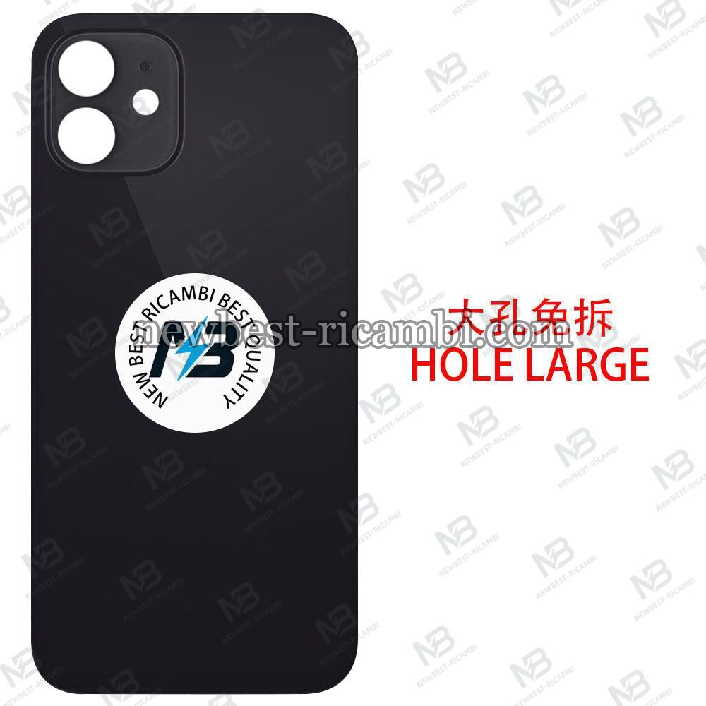 iPhone 12 Mini Back Cover Camera Glass Hole Large Black