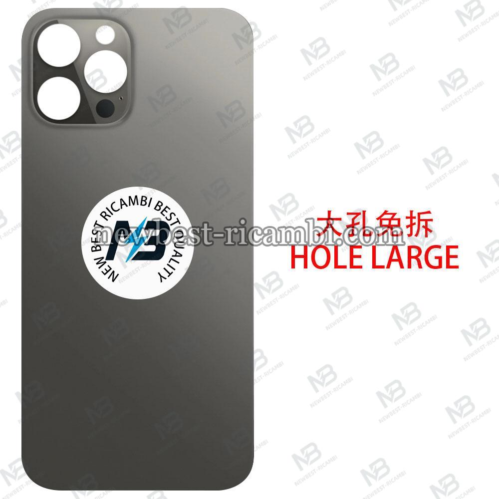 iPhone 12 Pro Back Cover Glass Camera Hole Large Black
