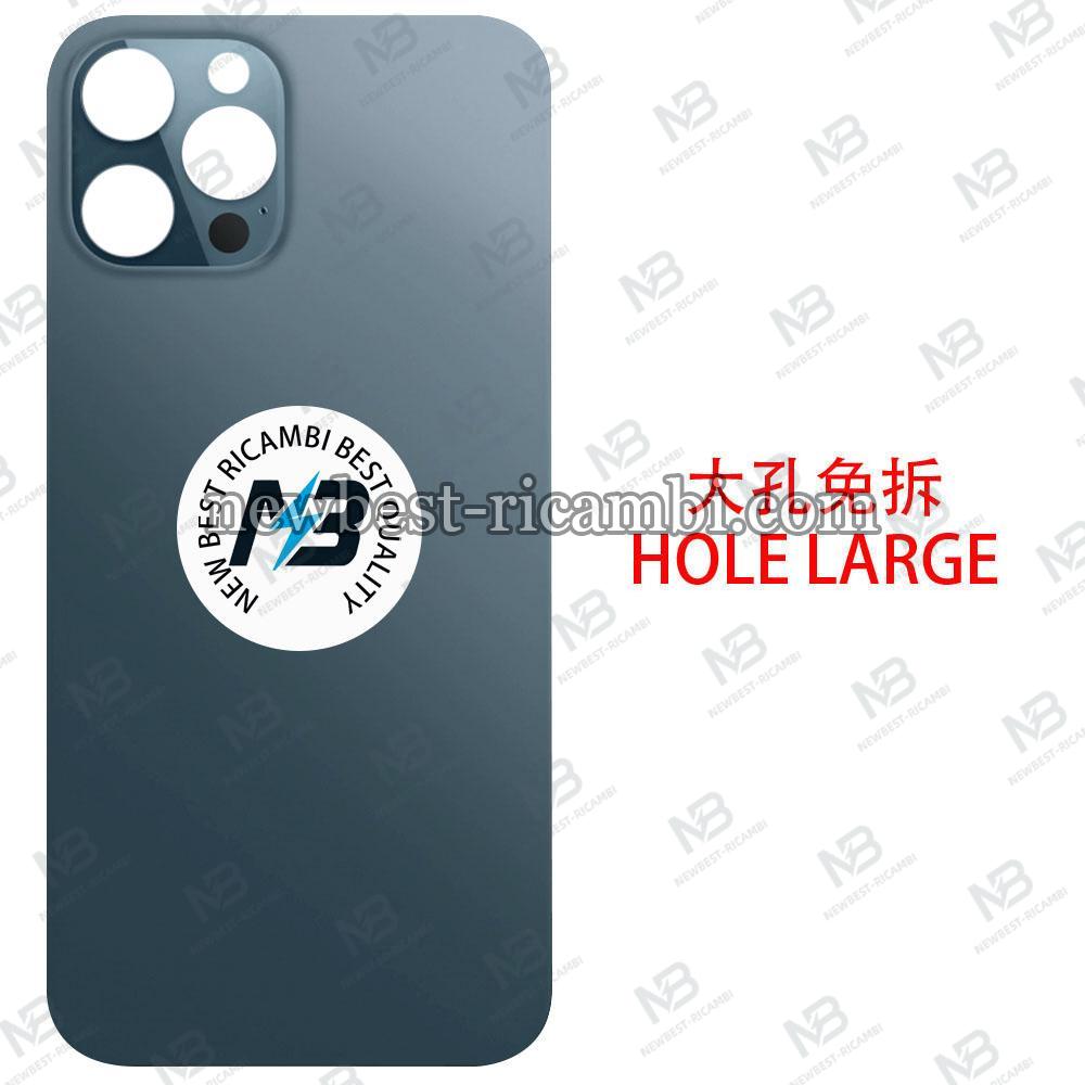 iPhone 12 Pro Back Cover Glass Camera Hole Large Blue