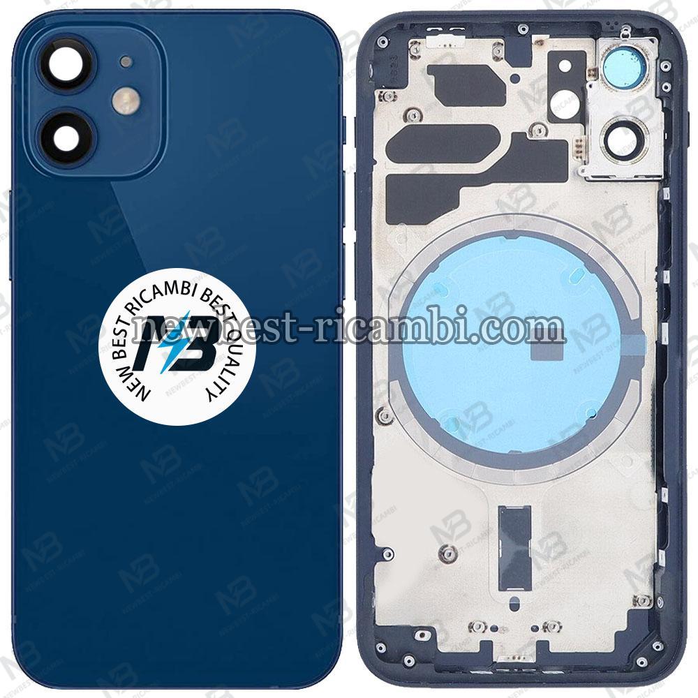 iPhone 12 Mini back cover with frame blue OEM