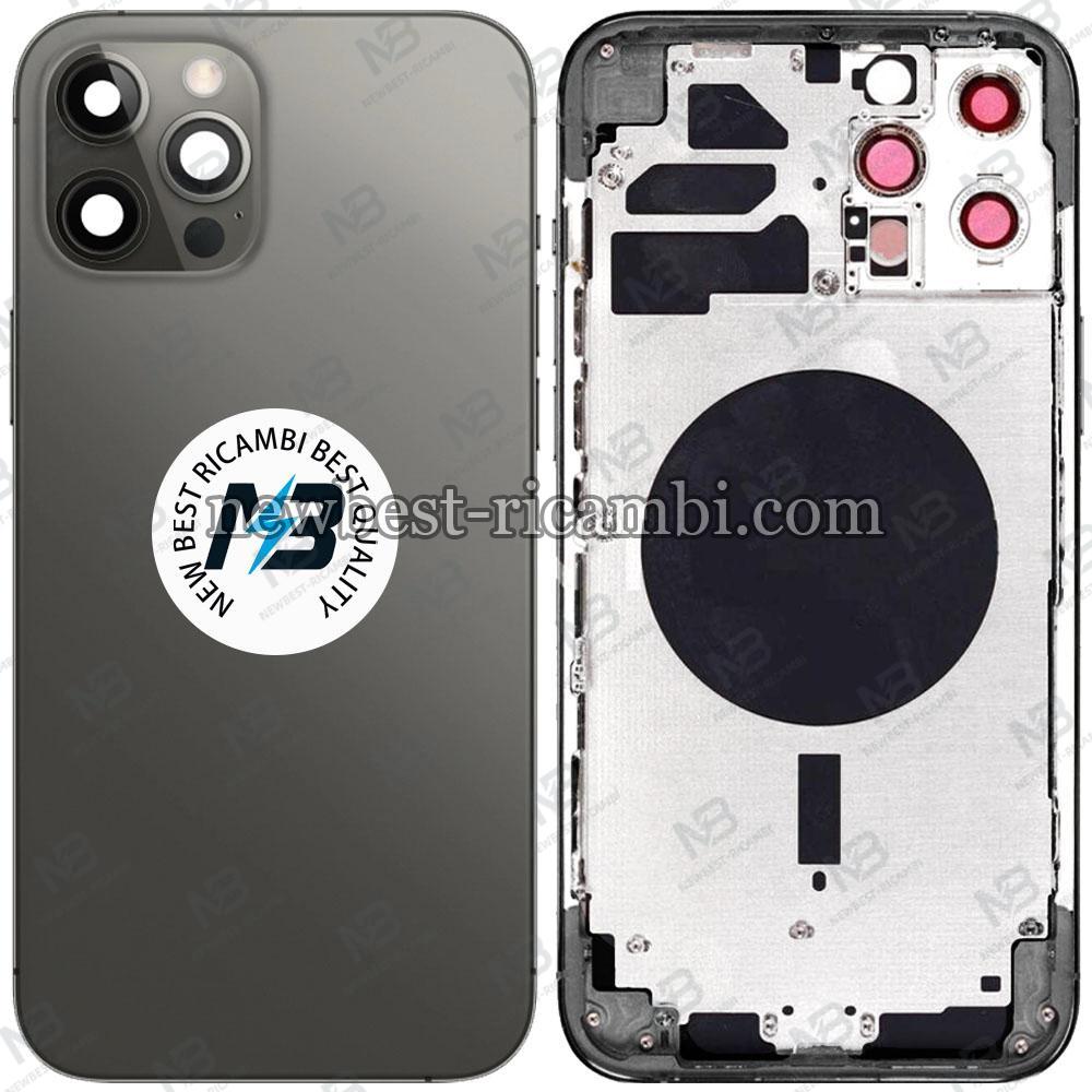 iPhone 12 Pro Back Cover With Frame Black Oem