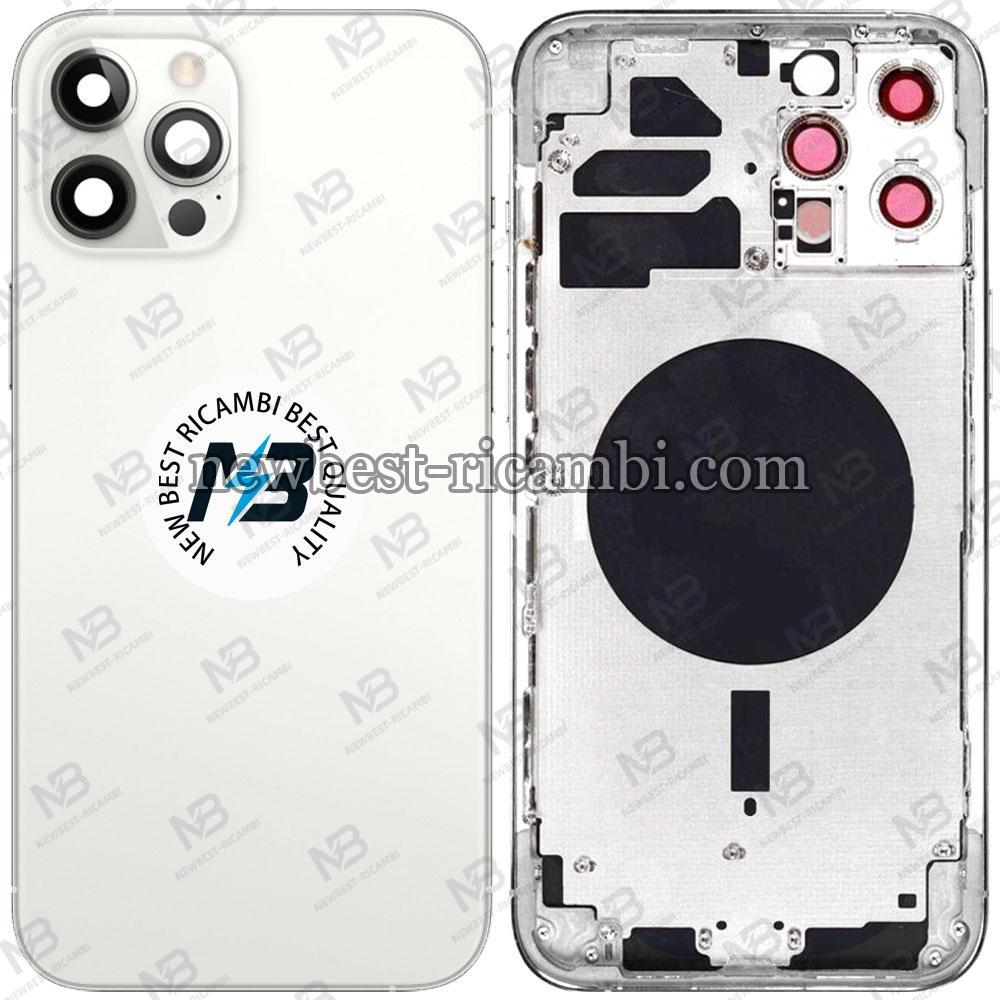 iPhone 12 Pro Back Cover With Frame White Oem
