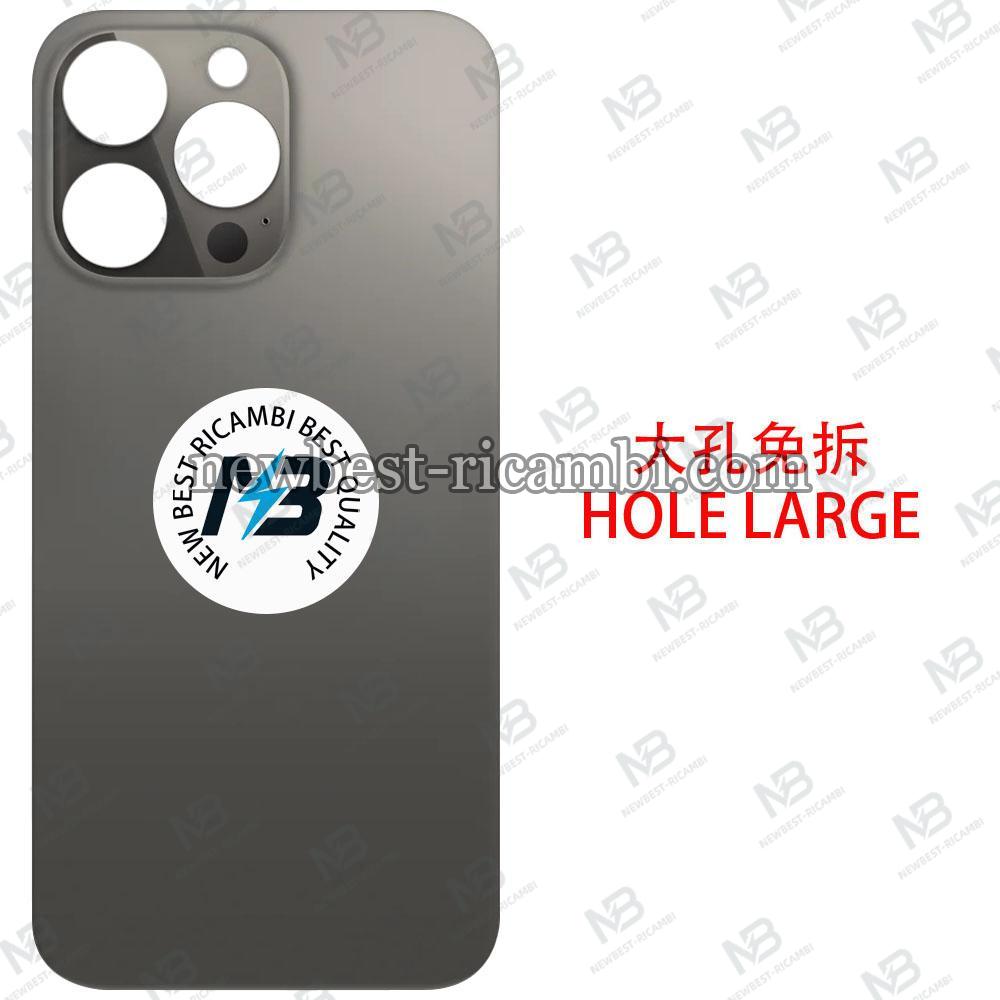 iPhone 13 Pro Max Back Cover Glass Hole Large Black