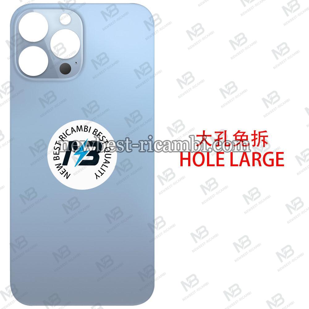 iPhone 13 Pro Max Back Cover Glass Hole Large Blue