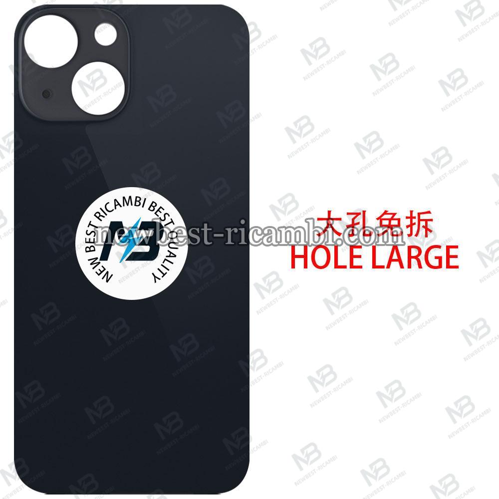 iPhone 13 Back Cover Glass Hole Large Black