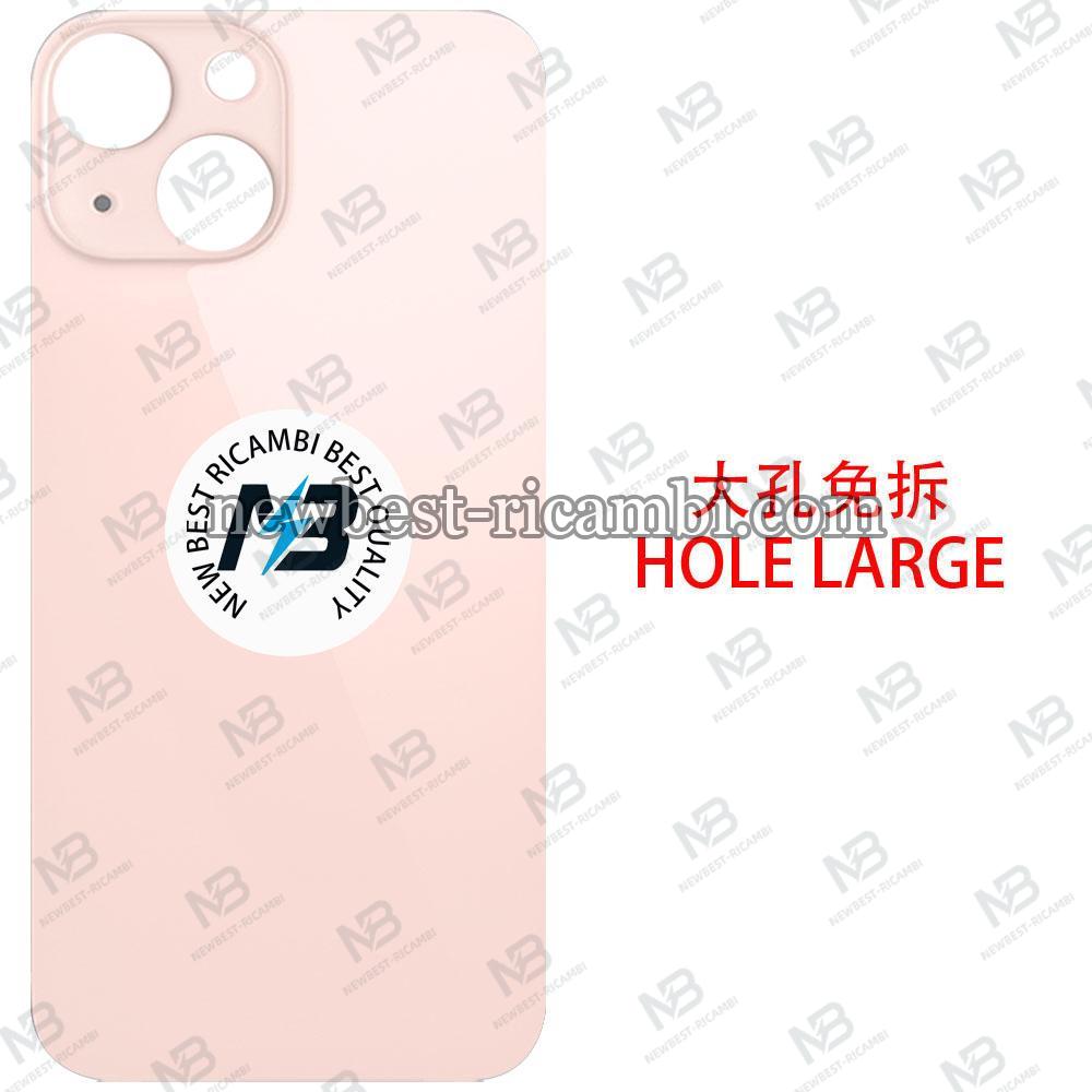 iPhone 13 Back Cover Glass Hole Large Pink