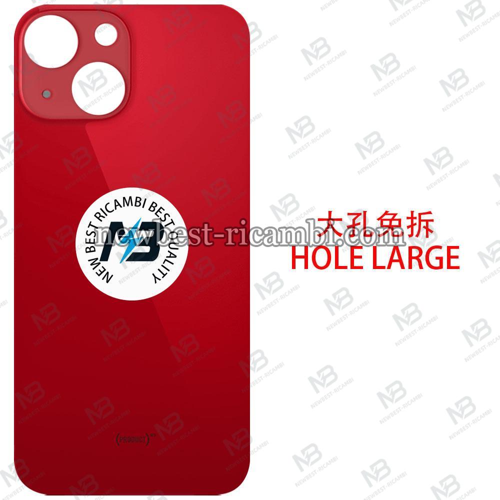 iPhone 13 Mini Back Cover Glass Hole Large Red