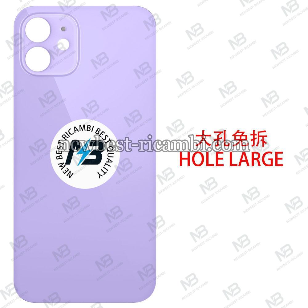 iPhone 12 Mini Back Cover Camera Glass Hole Large Purple
