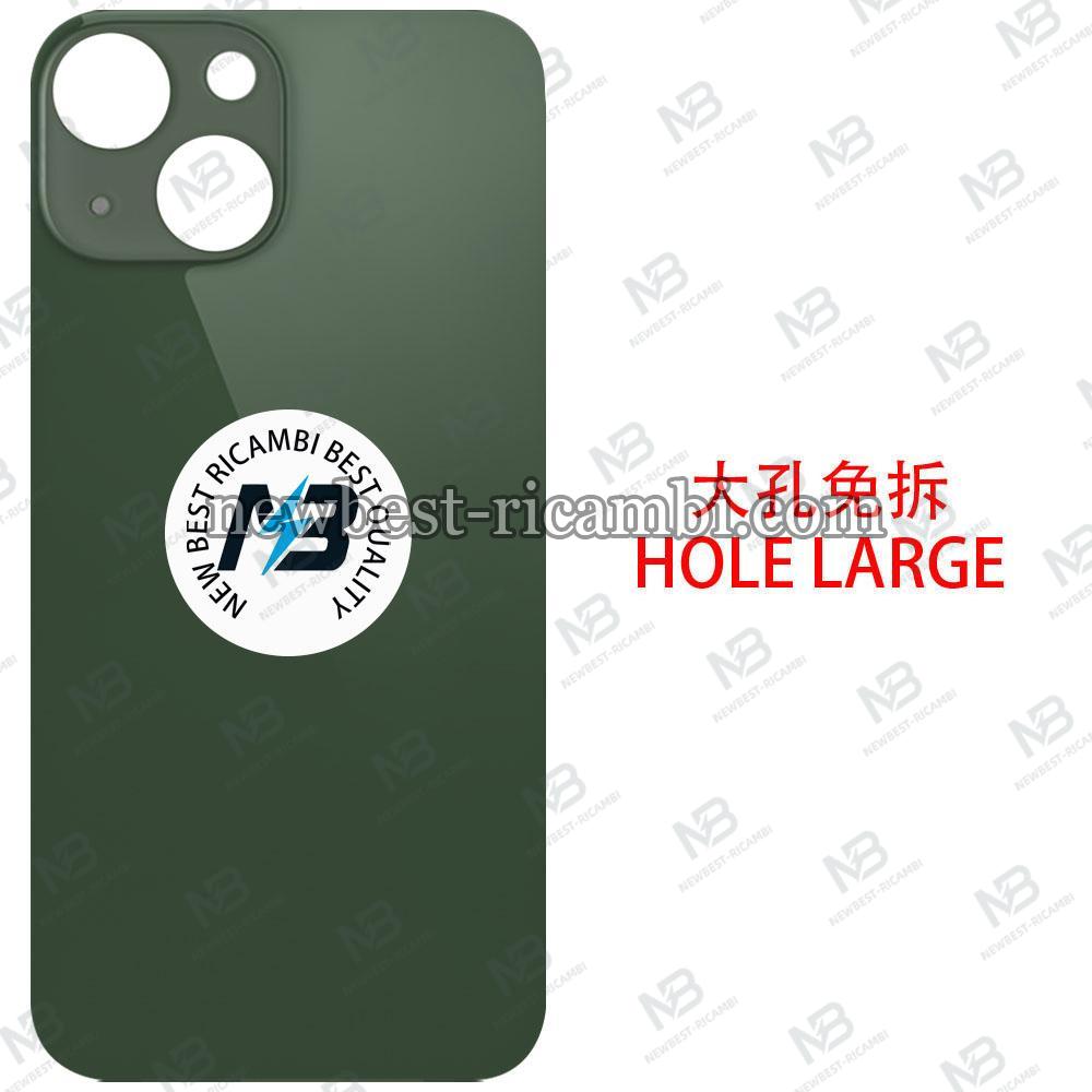 iPhone 13 Mini Back Cover Glass Hole Large Green