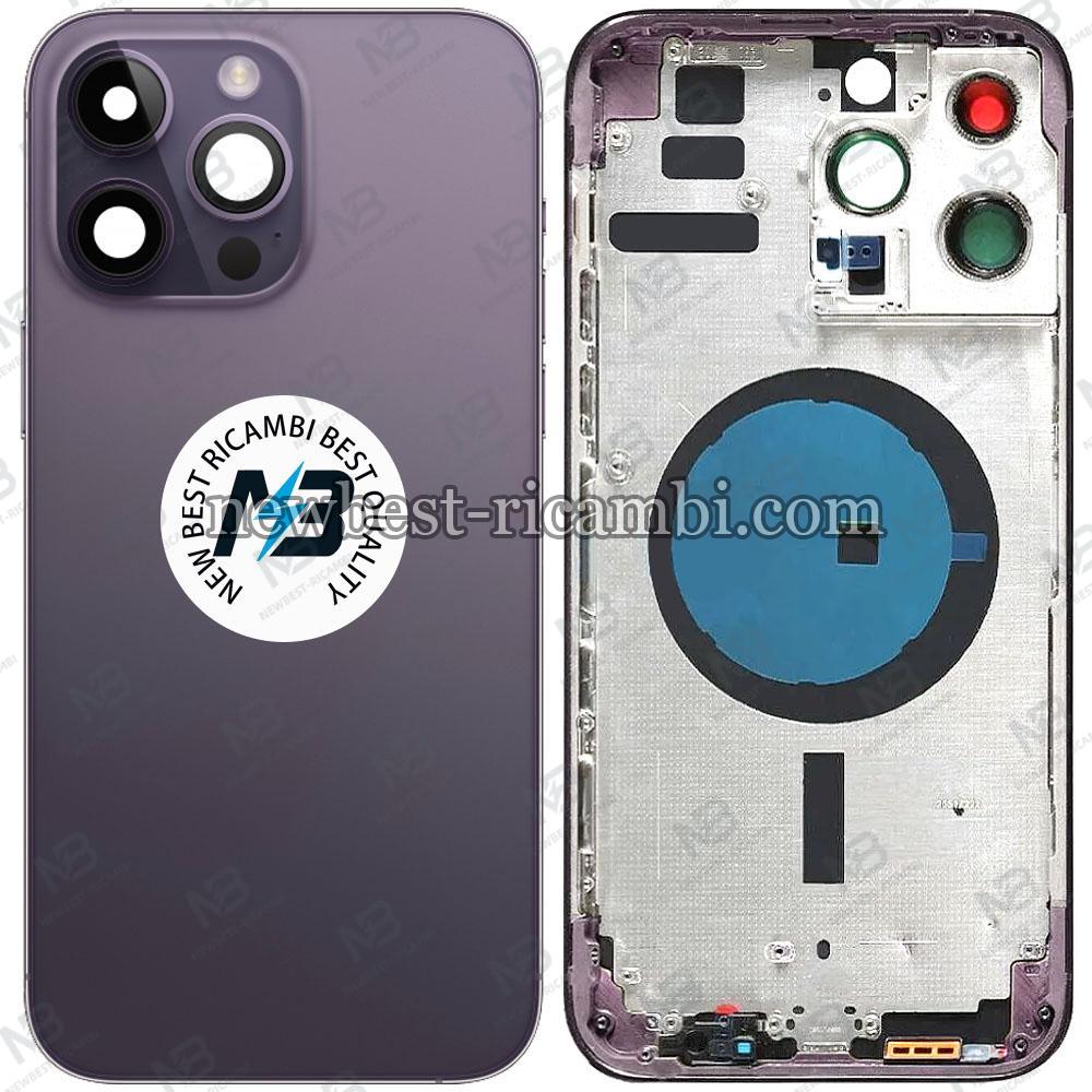 iPhone 14 Pro Max Back Cover+Frame Purple