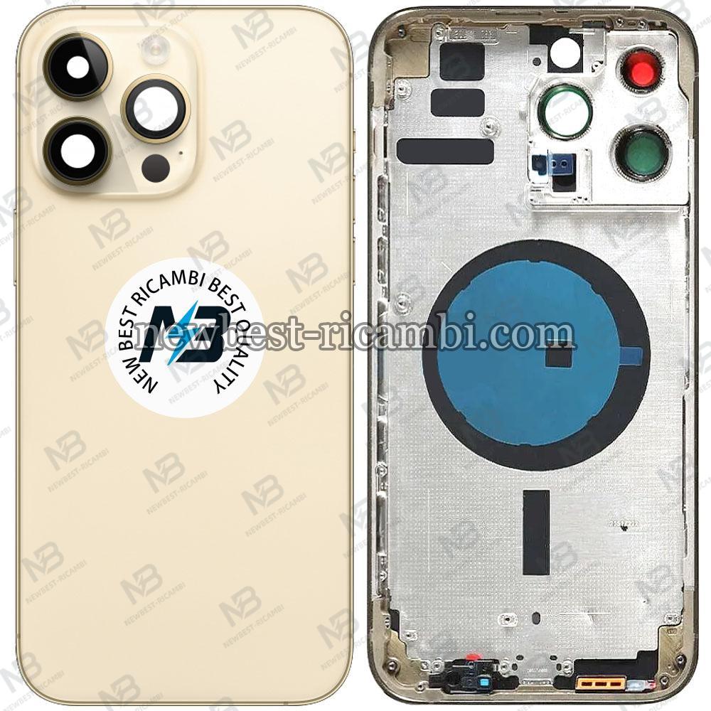 iPhone 14 Pro Max Back Cover+Frame Gold