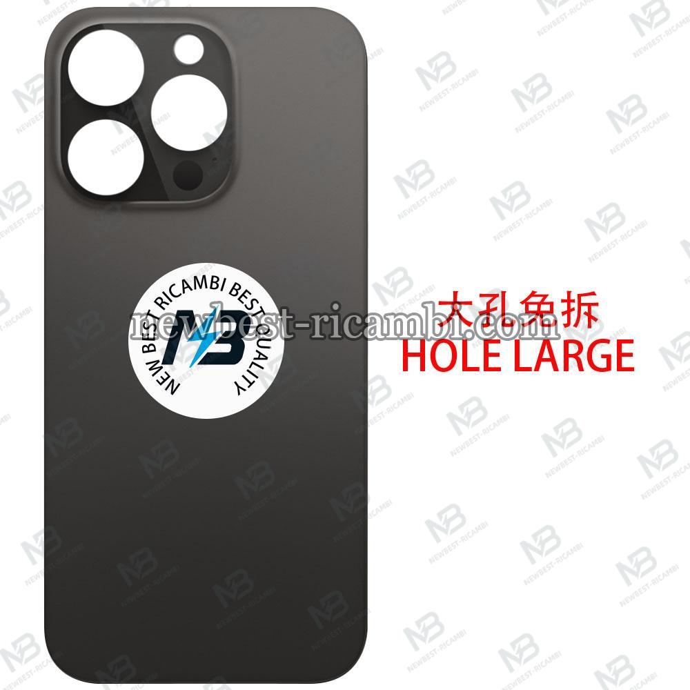 iPhone 14 Pro Back Cover Glass Hole Large Black
