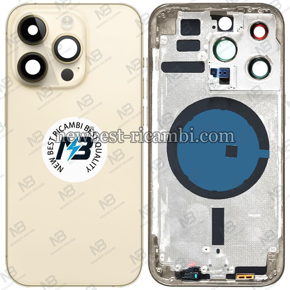 iPhone 14 Pro Back Cover + Frame Gold