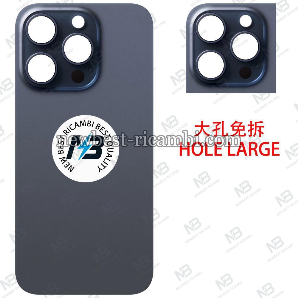 iPhone 15 Pro Back Cover Glass Hole Large Blue