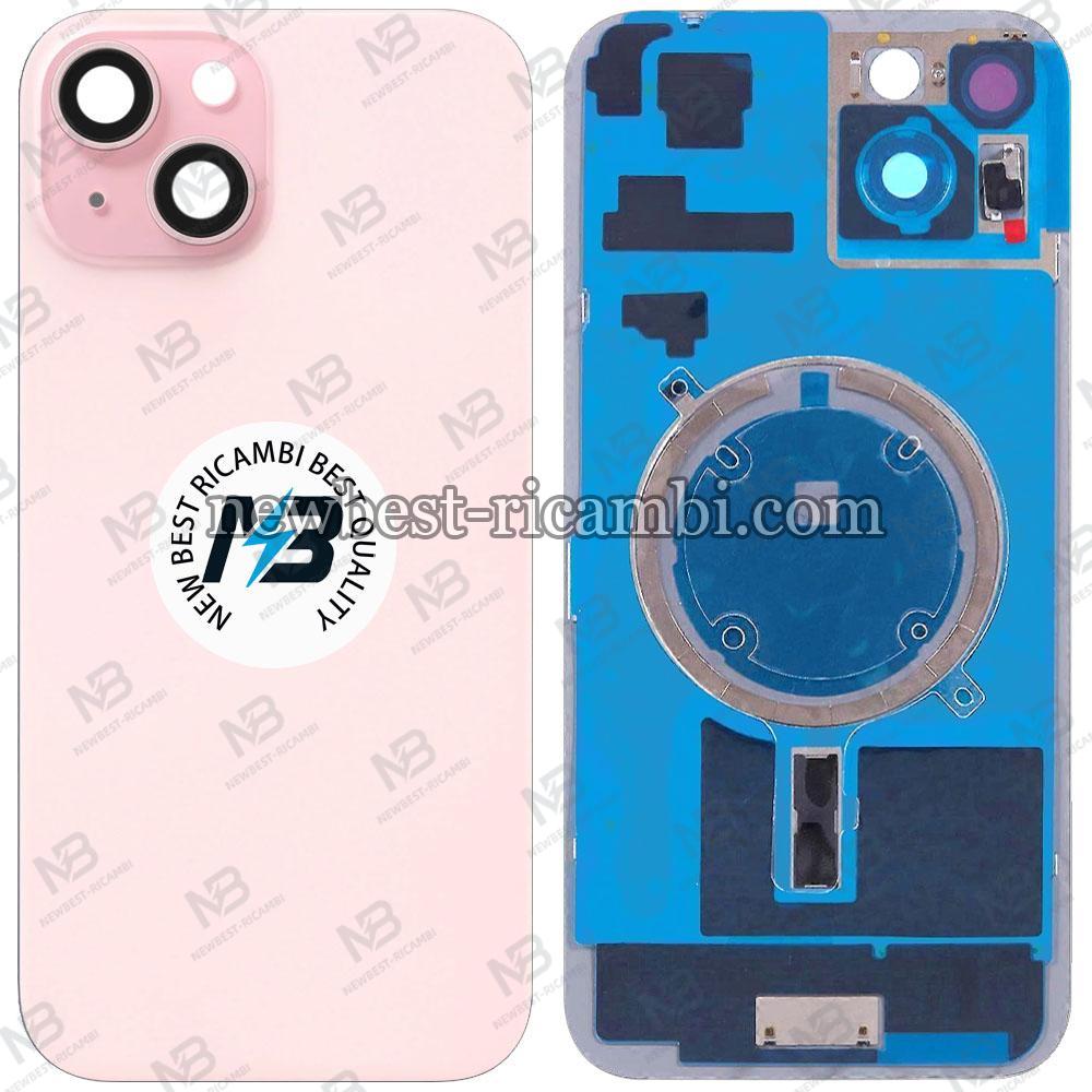 iPhone 15 Back Cover With Frame Pink