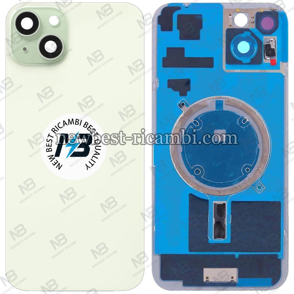 iPhone 15 Back Cover With Frame Green