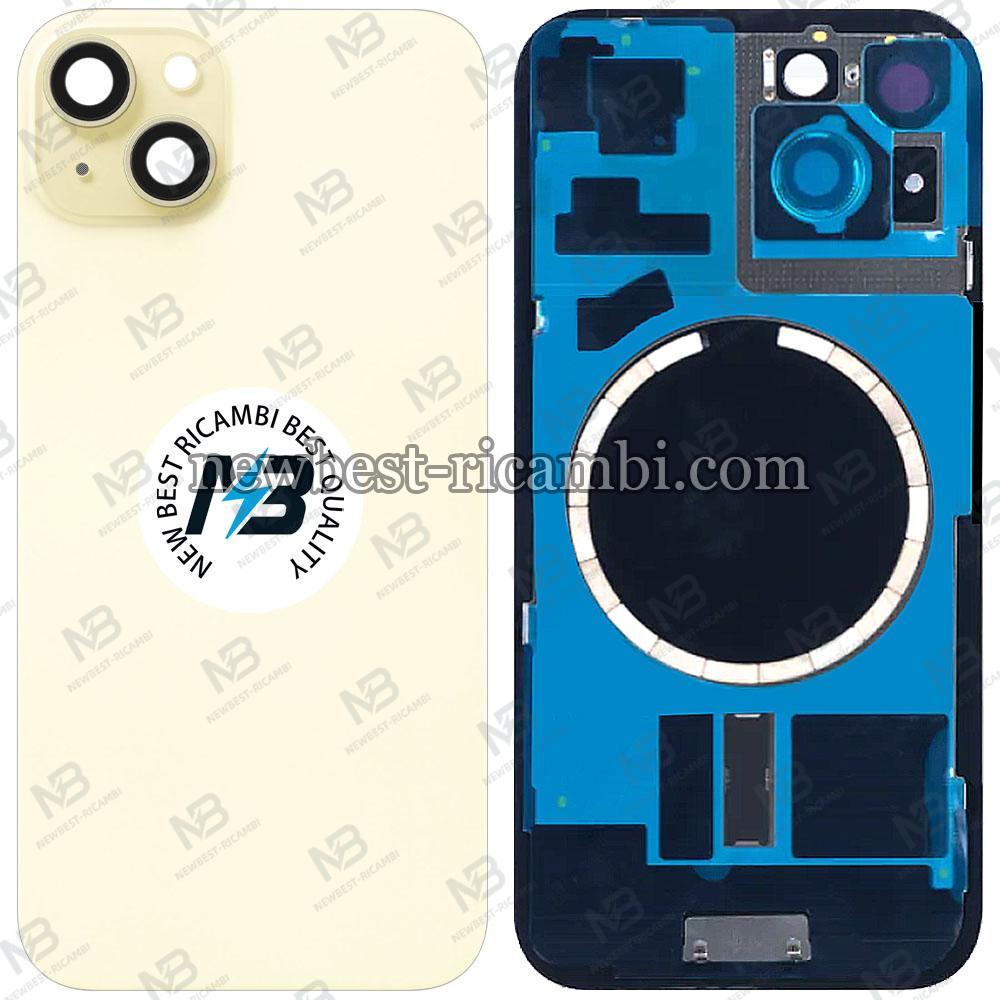 iPhone 15 Plus Back Cover With Frame Yellow