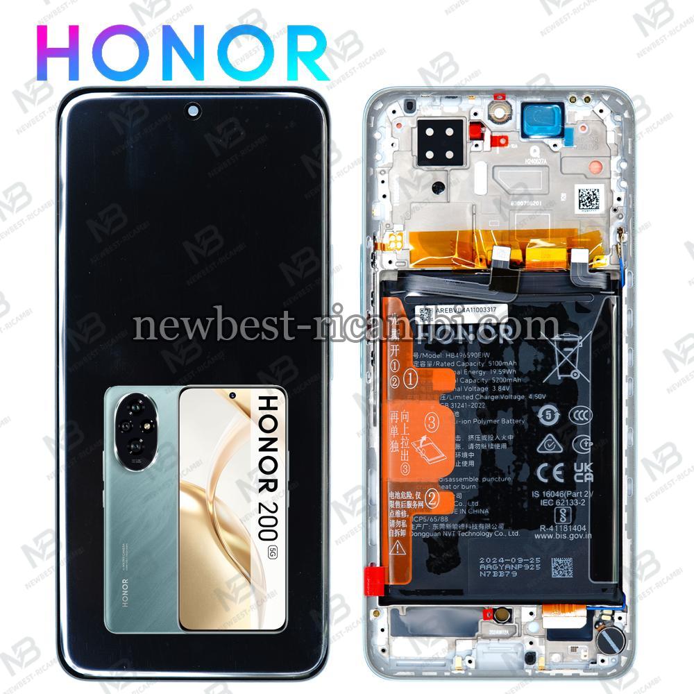 Huawei Honor 200 5G ELI-AN00 Touch + Lcd + Frame Green Service Pack