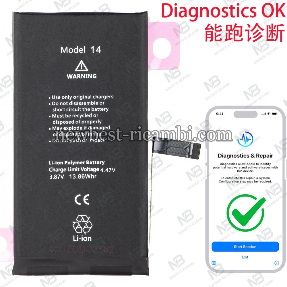 Battery for Apple iPhone 14 3279mAh Diagnostic