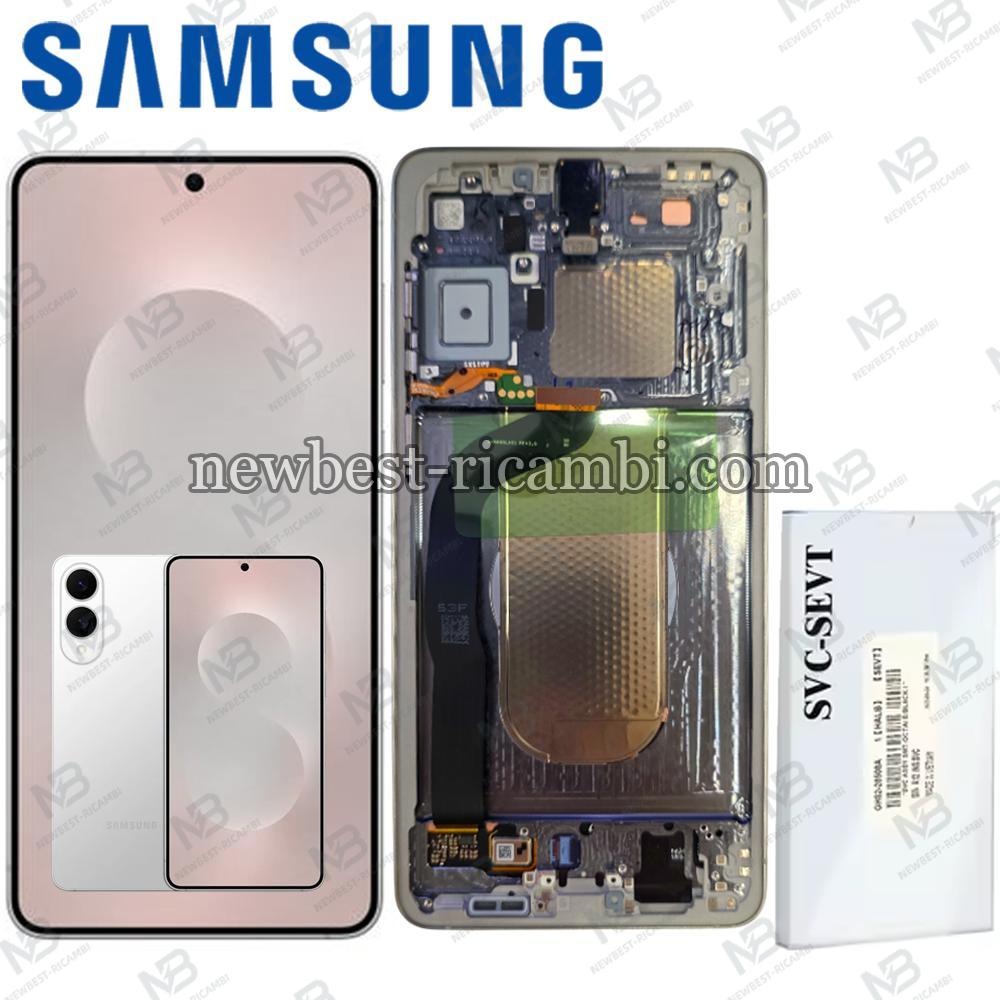 Samsung Galaxy S25 Edge S937 Touch + Lcd + Frame Titanium Silver Service Pack