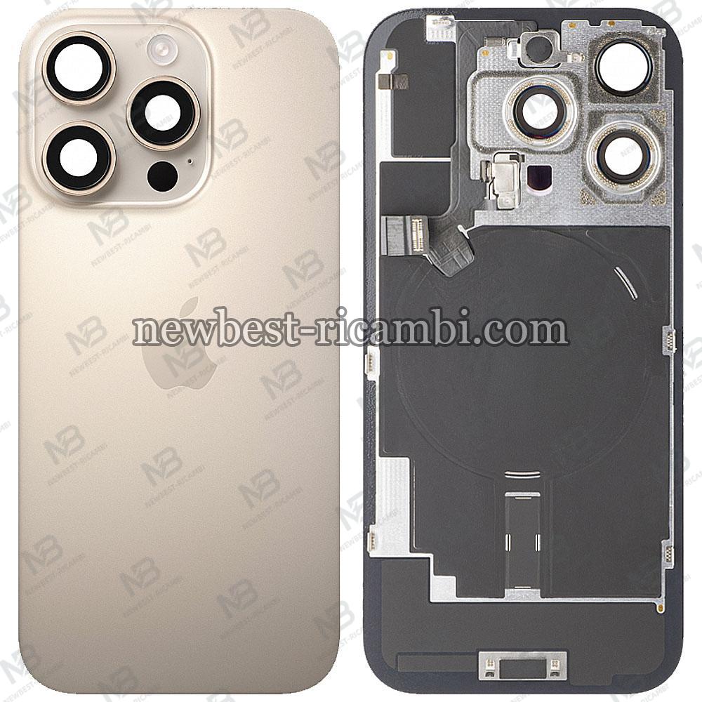 iPhone 16 Pro Back Cover + Frame Desert Titanium Dissembled Grade A Original