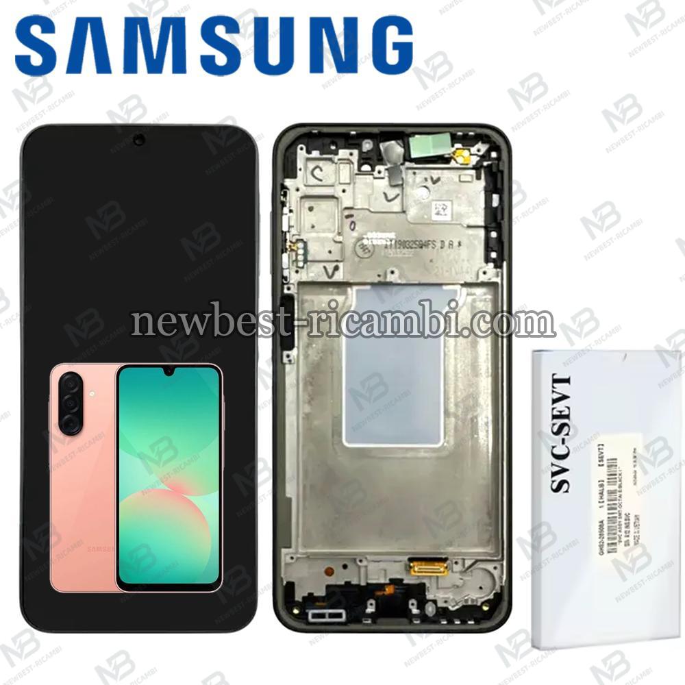 Samsung Galaxy A26 5G A266 Touch + Lcd + Frame Pink Service Pack